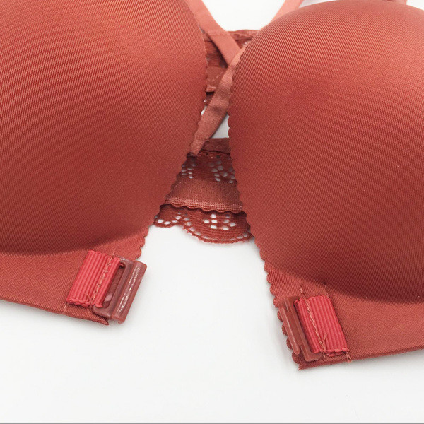 Σέξυ γυναικεία σουτιέν με μπροστινή στερέωση σε τρία χρώματα