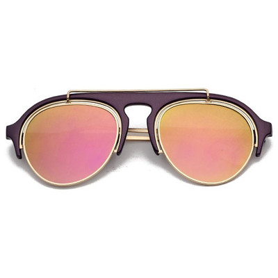 Ochelari de soare moderni de dama in mai multe culori - model rotunjit