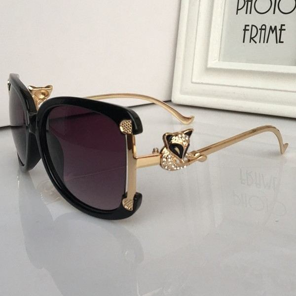 Ochelari de soare de dama cu decor metalic in mai multe culori