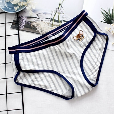 Άνετο εσωρούχων βαμβακερό ριγέ με πέντε ριγωτά