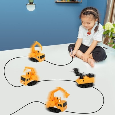 Детска играчка камион,който следва очертанията - INDUCTIVE TRUCK 