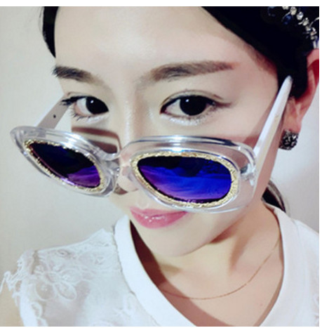 Γυναικεία γυαλιά ηλίου με ευρύ πλαίσιο σε πέντε χρώματα