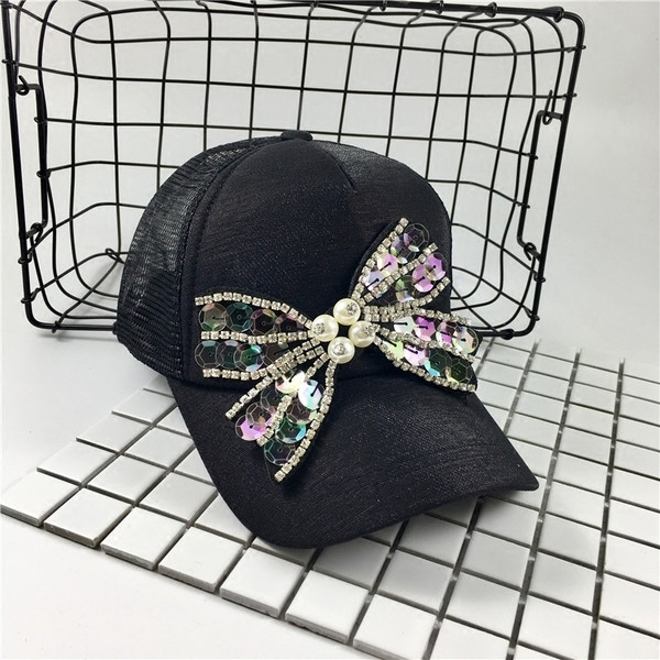 Palarie moderna de dama cu panglica in mai multe culori