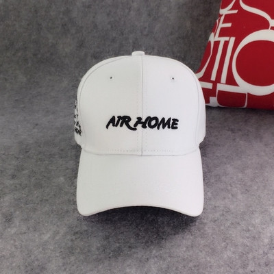 Palarie sport de dama cu vizor alb si negru cu inscriptii