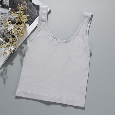 Κυρίες ελαστική σύντομη φανέλα σε τρία χρώματα - δύο μοντέλα