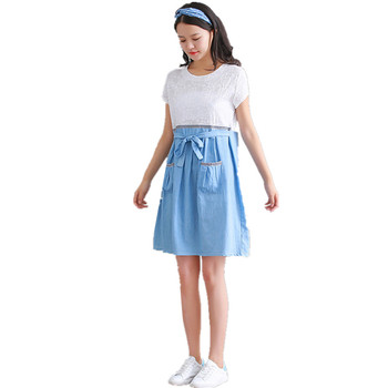 Μοντέρνο φόρεμα κυρίες με τσέπες