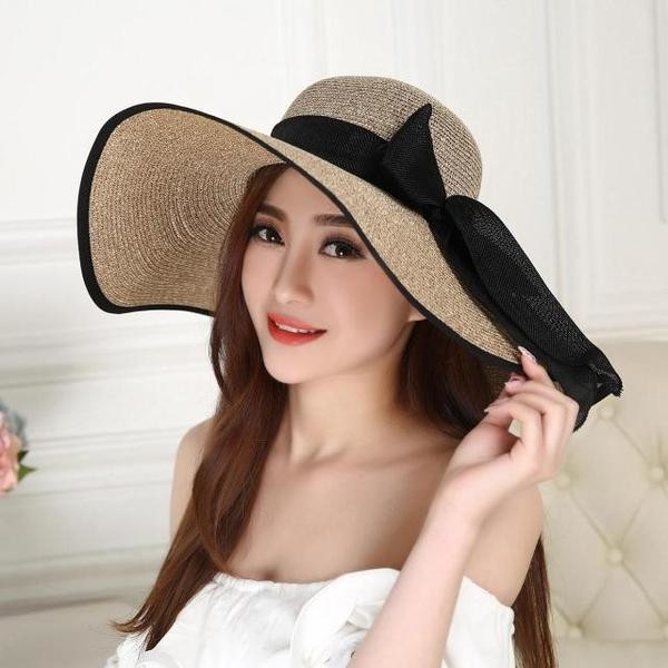 Palarie de dama de vara cu franjuri si panglica in mai multe culori