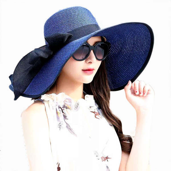 Palarie de dama de vara cu franjuri si panglica in mai multe culori