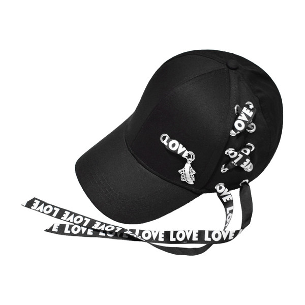 Palarie de dama cu cravate si inscriptii in trei culori