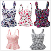 Maieu colorat de damă croit în partea de jos