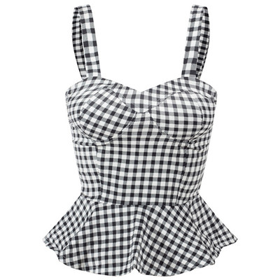 Maieu colorat de damă croit în partea de jos