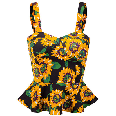 Maieu colorat de damă croit în partea de jos