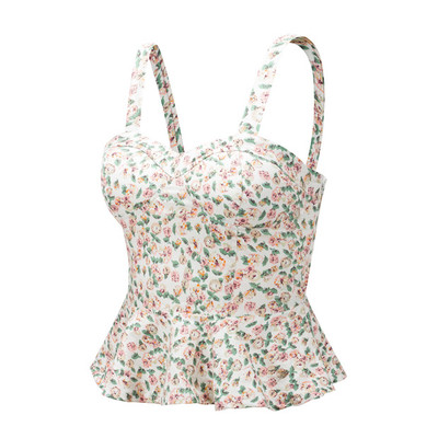 Maieu colorat de damă croit în partea de jos