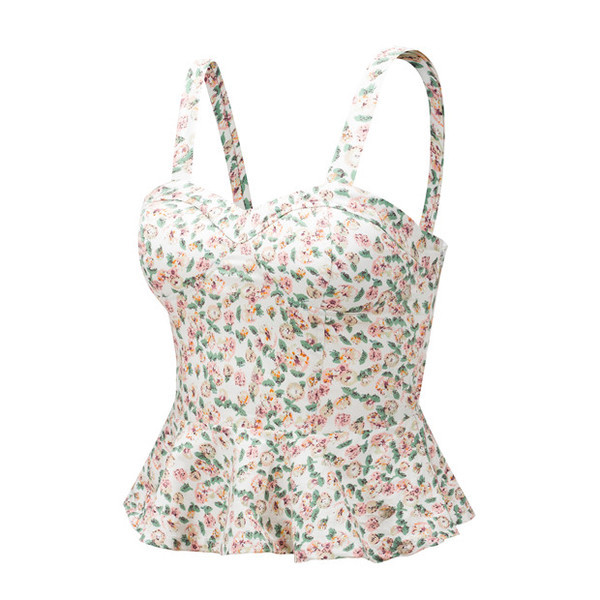 Maieu colorat de damă croit în partea de jos