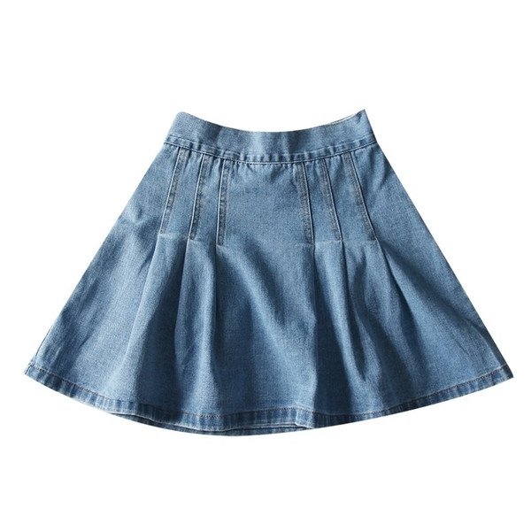 Fusta de damă modernă cu croiala din denim