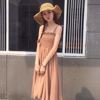 Rochie de vara dama cu bretele subtiri in mai multe culori