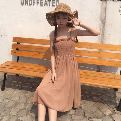 Rochie de vara dama cu bretele subtiri in mai multe culori