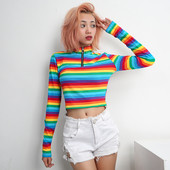 Μπλούζα με μακριά μανίκια κοντό μανίκι