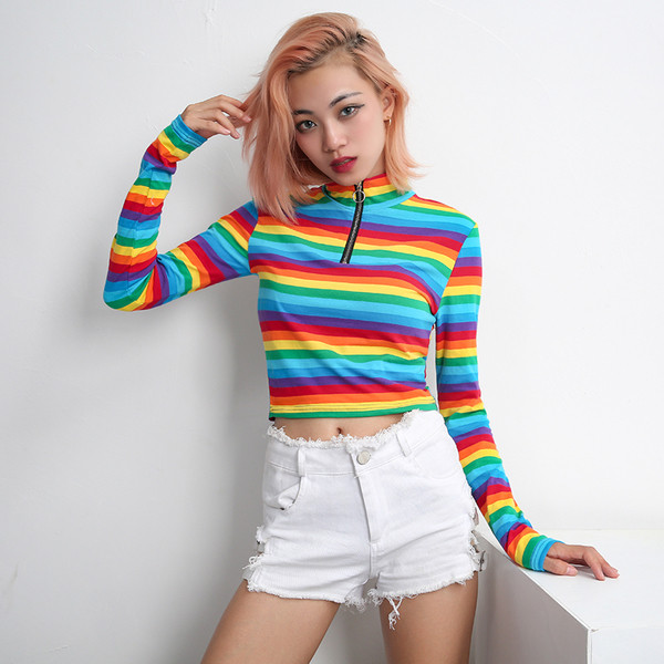 Μπλούζα με μακριά μανίκια κοντό μανίκι