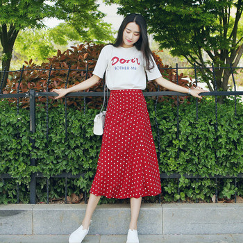 Κυρίες μακρύ φούστα των πόντων σε τρία χρώματα