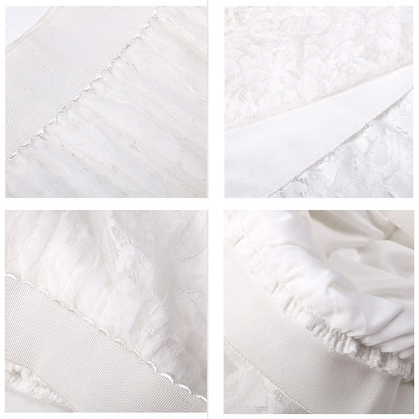 Κυρίες μακρύ φόρεμα δαντέλα λευκό