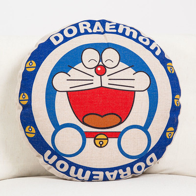 Декоративни кръгли възглавници с различни апликации 