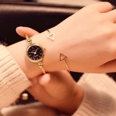 Дамски стилен часовник с тънка верижка в няколко цвята