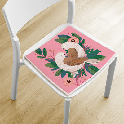 Μαξιλάρι έδρας σε δύο μεγέθη με διαφορετικές εκτυπώσεις