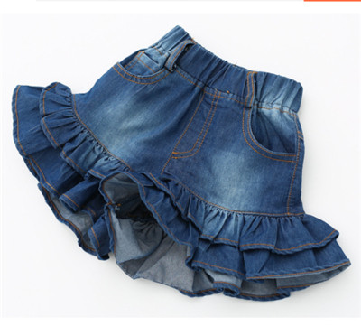 Παιδικά σορτς για κορίτσια με δίχρωμο τιμόνι