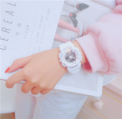 Ceas rotund de dama cu curea din silicon in mai multe culori