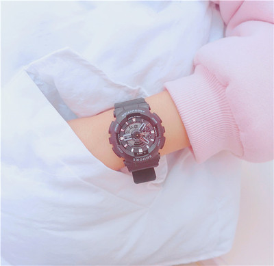 Ceas rotund de dama cu curea din silicon in mai multe culori