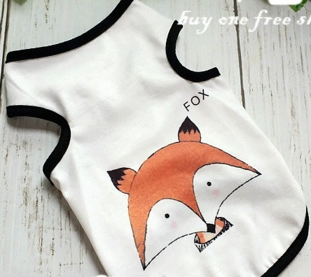 Imbracaminte interesanta pentru caini cu aplicatii colorate