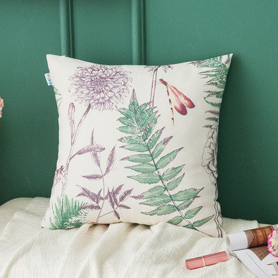 Калъфка за възглавници във флорални десени