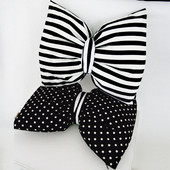 Pernă mică decorativă în dungi - Ribbon