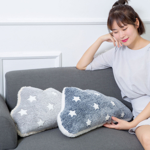 Διακοσμητικό μαξιλάρι - Φωτεινό σύννεφο σε δύο χρώματα