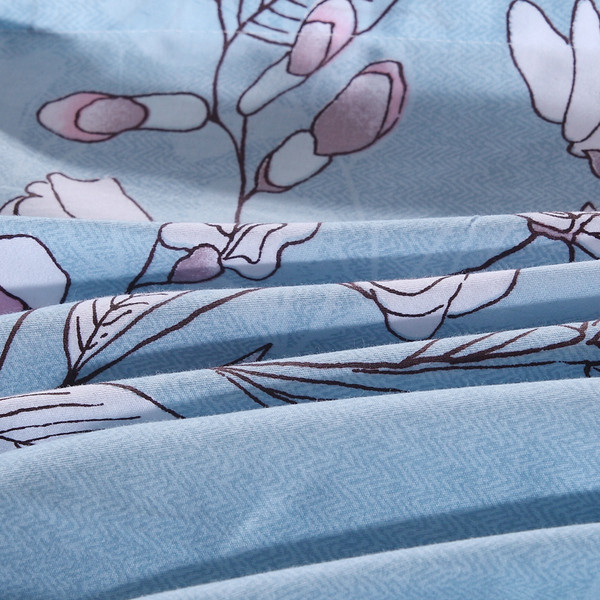 Калъфка за възглавница в няколко цвята с флорална декорация