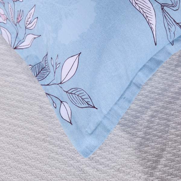 Калъфка за възглавница в няколко цвята с флорална декорация