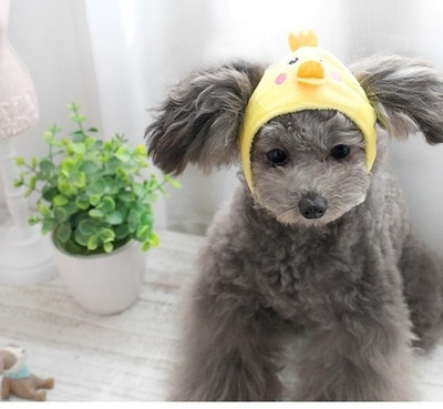 Palarie de plus cu element 3D in mai multe culori pentru caini si pisici