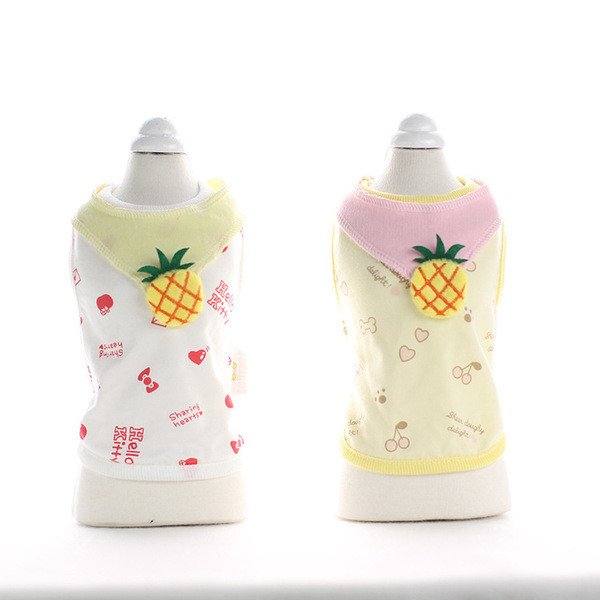 Πολύχρωμα ρούχα για σκύλους με τρισδιάστατο στοιχείο σε δύο χρώματα