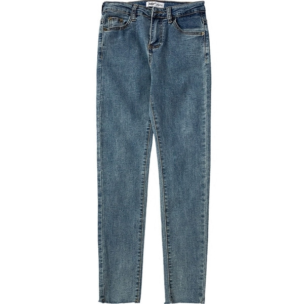 Blugi de dama potriviti pentru utilizarea de zi cu zi in culoare inchisa