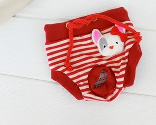 Pantaloni colorati pentru caini si pisici cu element 3D in mai multe culori