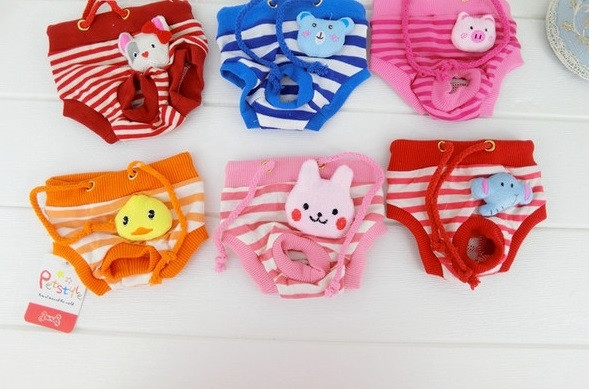 Pantaloni colorati pentru caini si pisici cu element 3D in mai multe culori