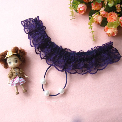 Δαντέλες Lace με μαργαριτάρια, 6 χρώματα