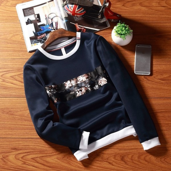 Bluză bărbătească modernă cu aplicație colorată în mai multe culori