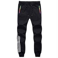 Lenjerie sport bărbătească din bumbac cu margine în trei culori