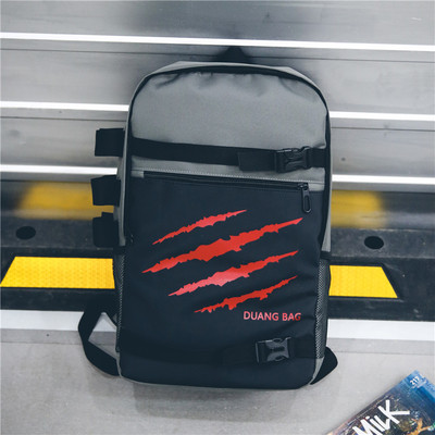 Rucsac mare pentru bărbați, cu aplicație colorată, potrivit pentru utilizarea de zi cu zi