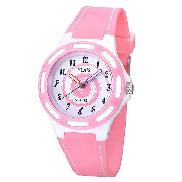 Детски изчистен часовник в няколко цвята за момичета