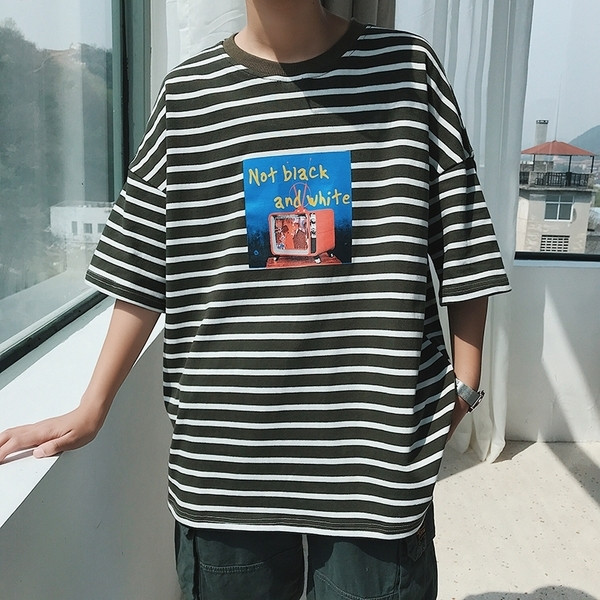 Τριαντάφυλλο ανδρικό T-shirt με εκτύπωση τριών χρωμάτων