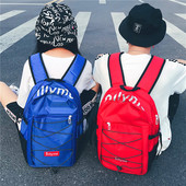 Καθημερινή σακίδιο για άνδρες με επιγραφές και συνδέσμους - διάφορα χρώματα