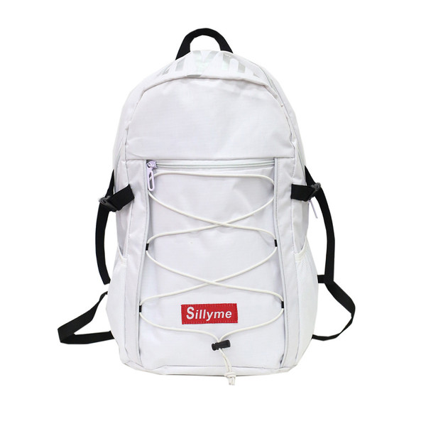 Καθημερινή σακίδιο για άνδρες με επιγραφές και συνδέσμους - διάφορα χρώματα